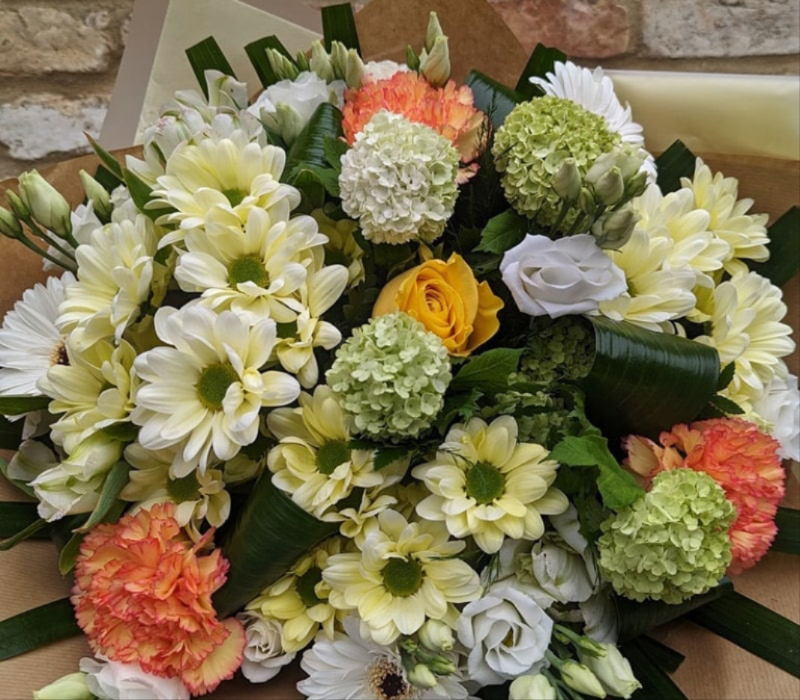 Flower closeup of bouquet